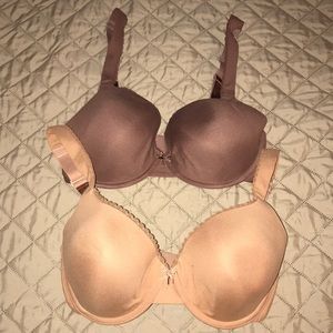 2 Paramour T-Shirt Bras